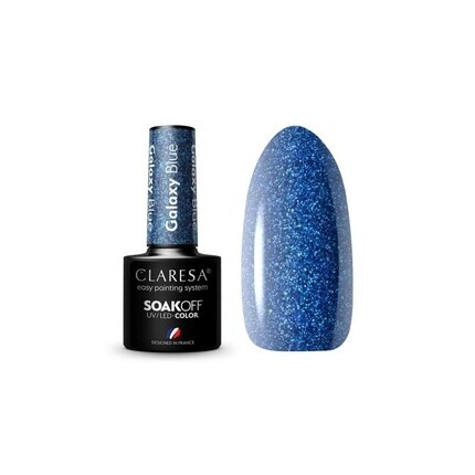 

Лак для ногтей Galaxy Blue UV 5 мл Claresa