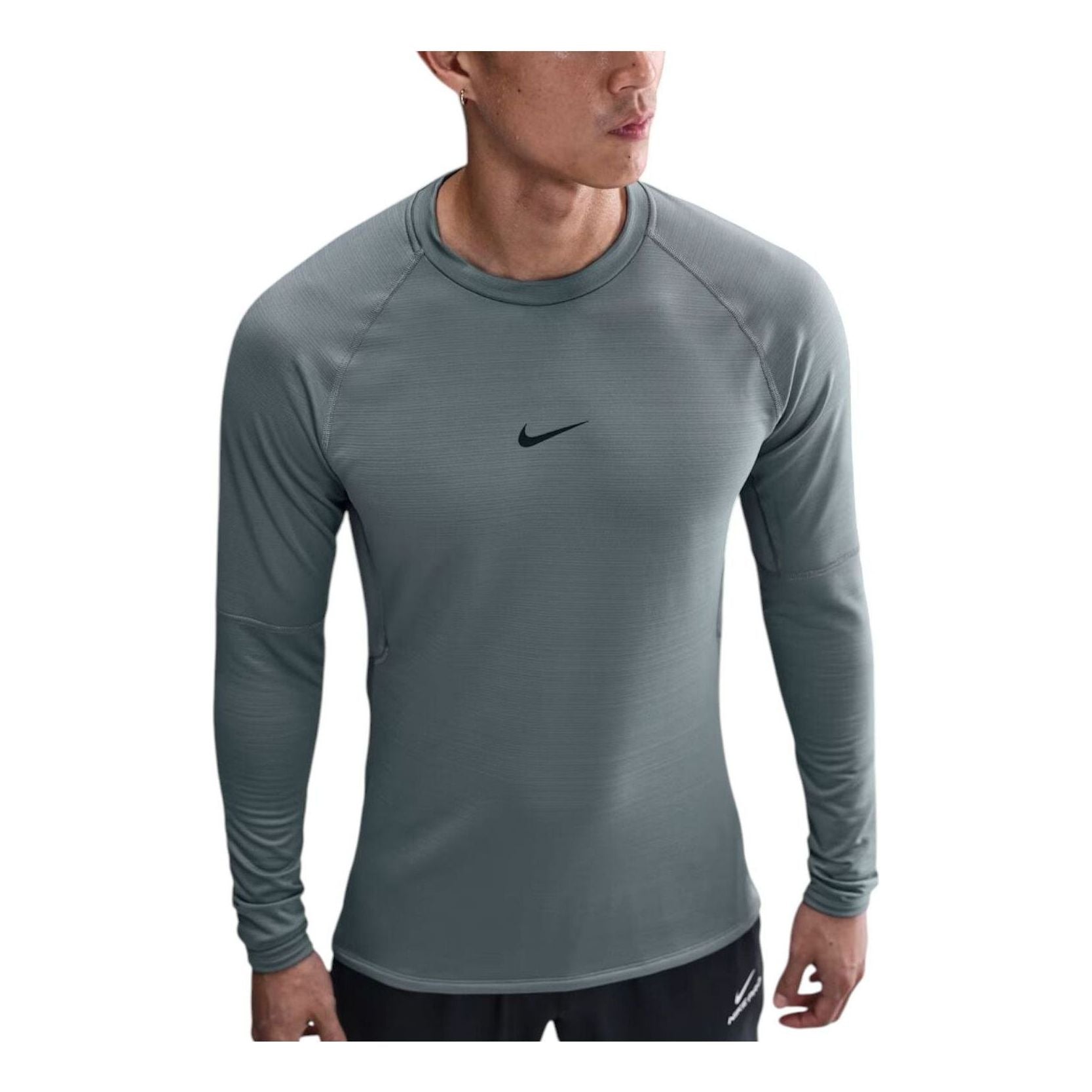 

Футболка Nike Pro Warm Long-Sleeve T-Shirt 'Smoke Grey Black'