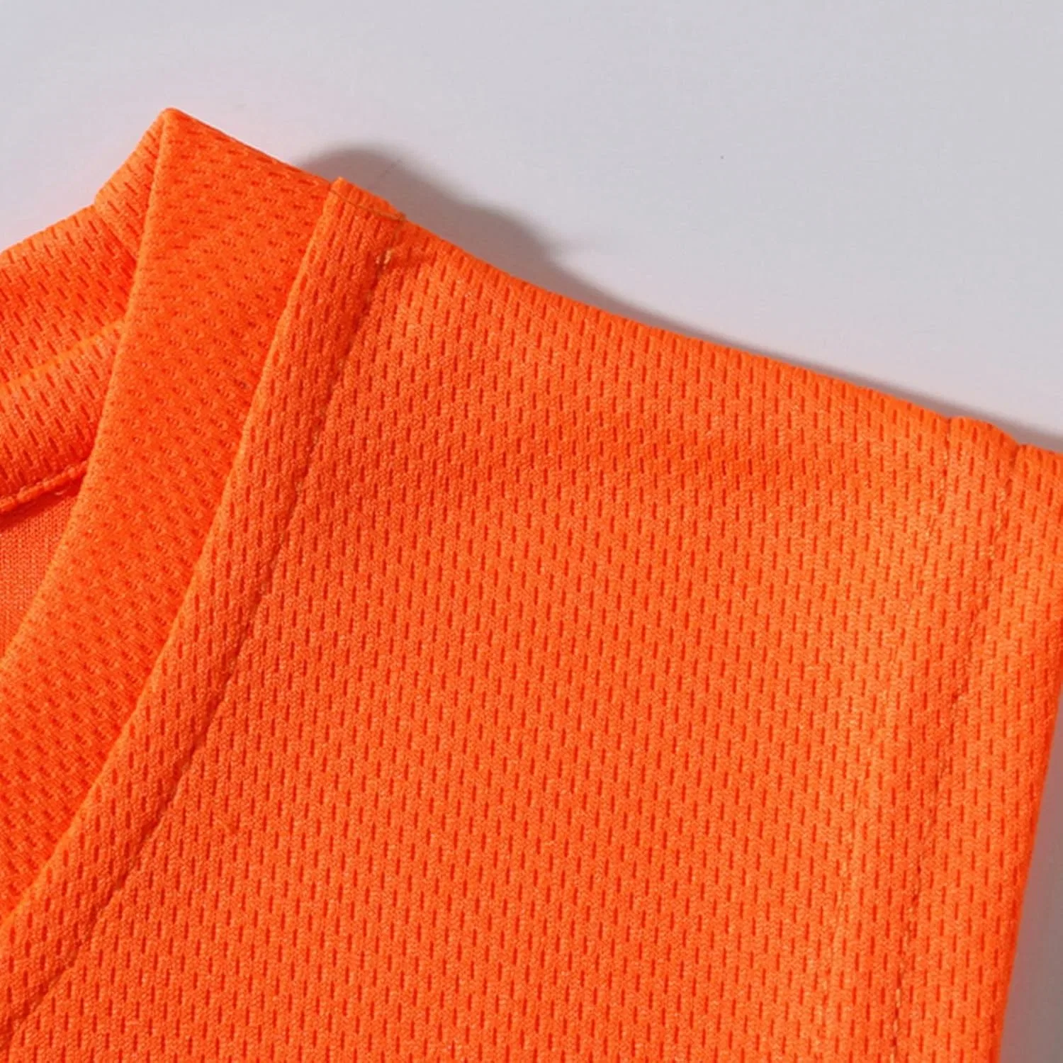 Мужской топ-безрукавка из сетки, Orange — фото 4