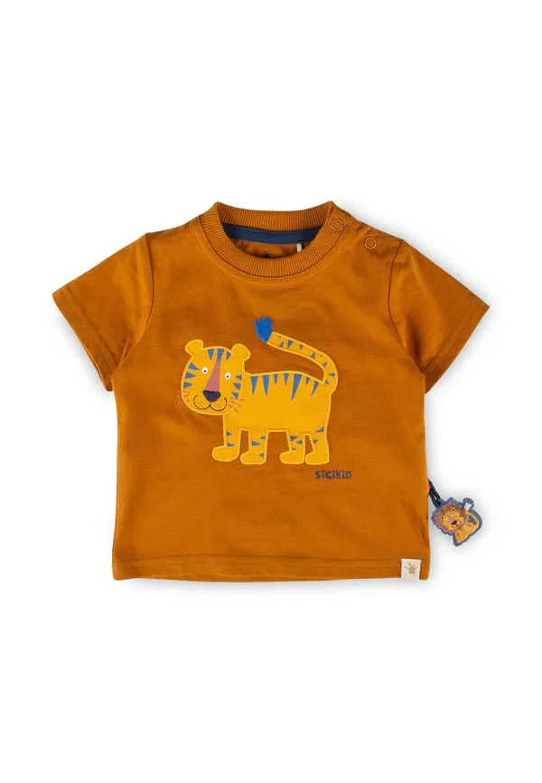 Футболка с принтом tiger & löwe Sigikid, Ockergelb