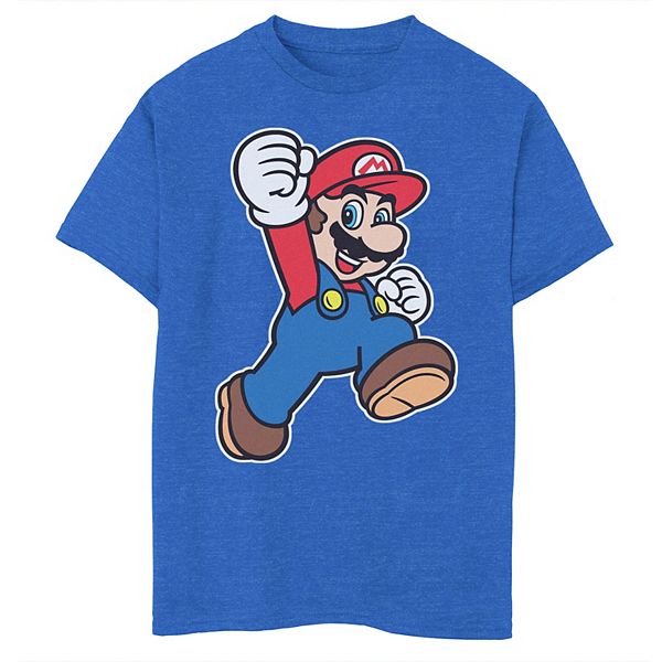 

Футболка с принтом Mario Bros в прыжке для мальчиков 8-20 Licensed Character