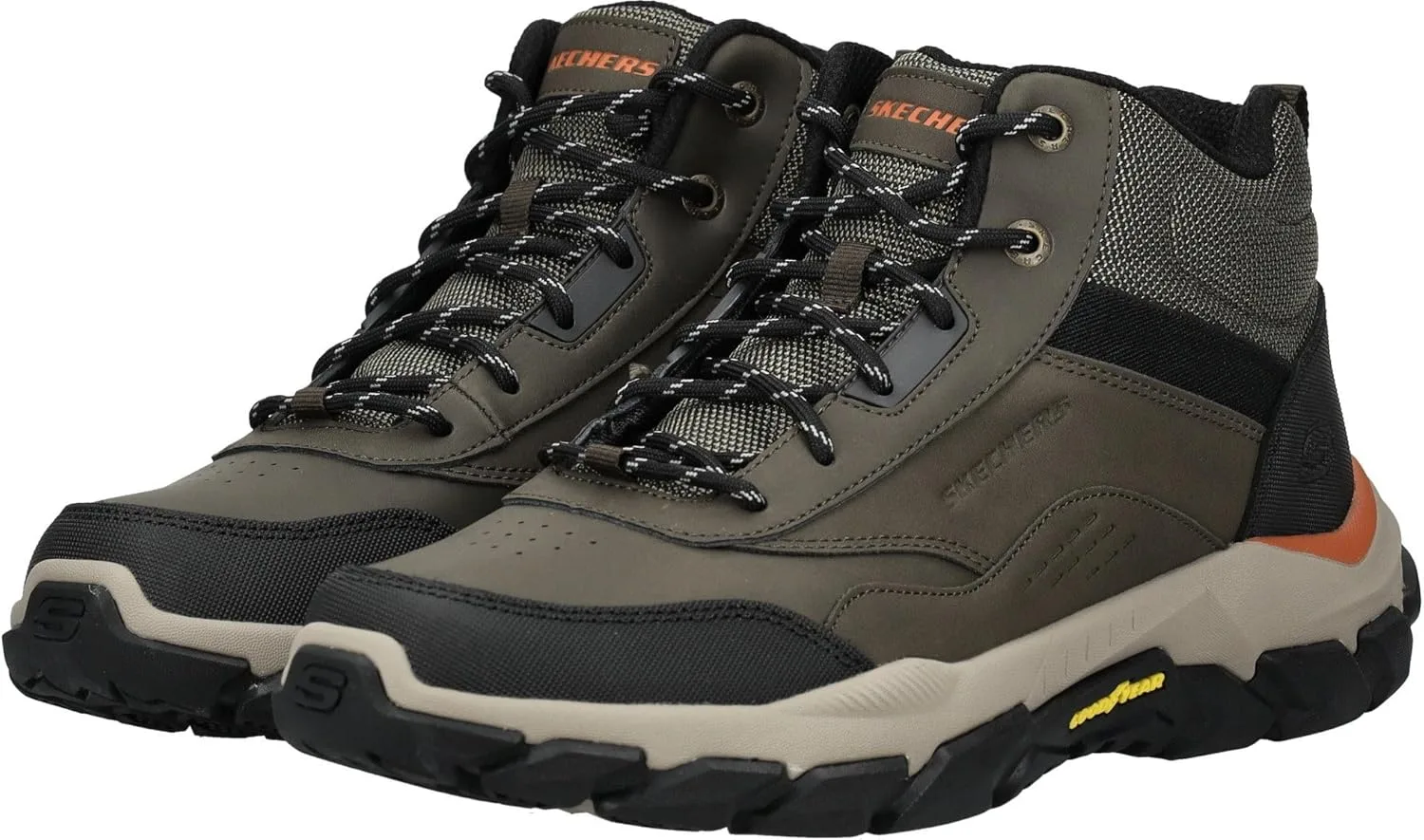 Походные ботинки Skechers Santoro Hopkins для мужчин, оливковый — фото 3