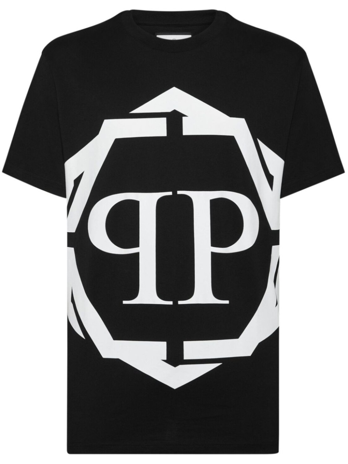 

Philipp Plein футболка с круглым вырезом и шестиугольником, черный