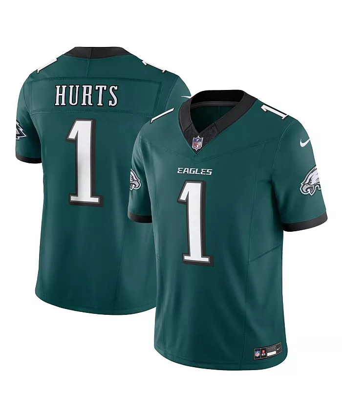 

Мужская лимитированная джерси Jalen Hurts Kelly Philadelphia Eagles Vapor F.U.S.E Nike, зеленый