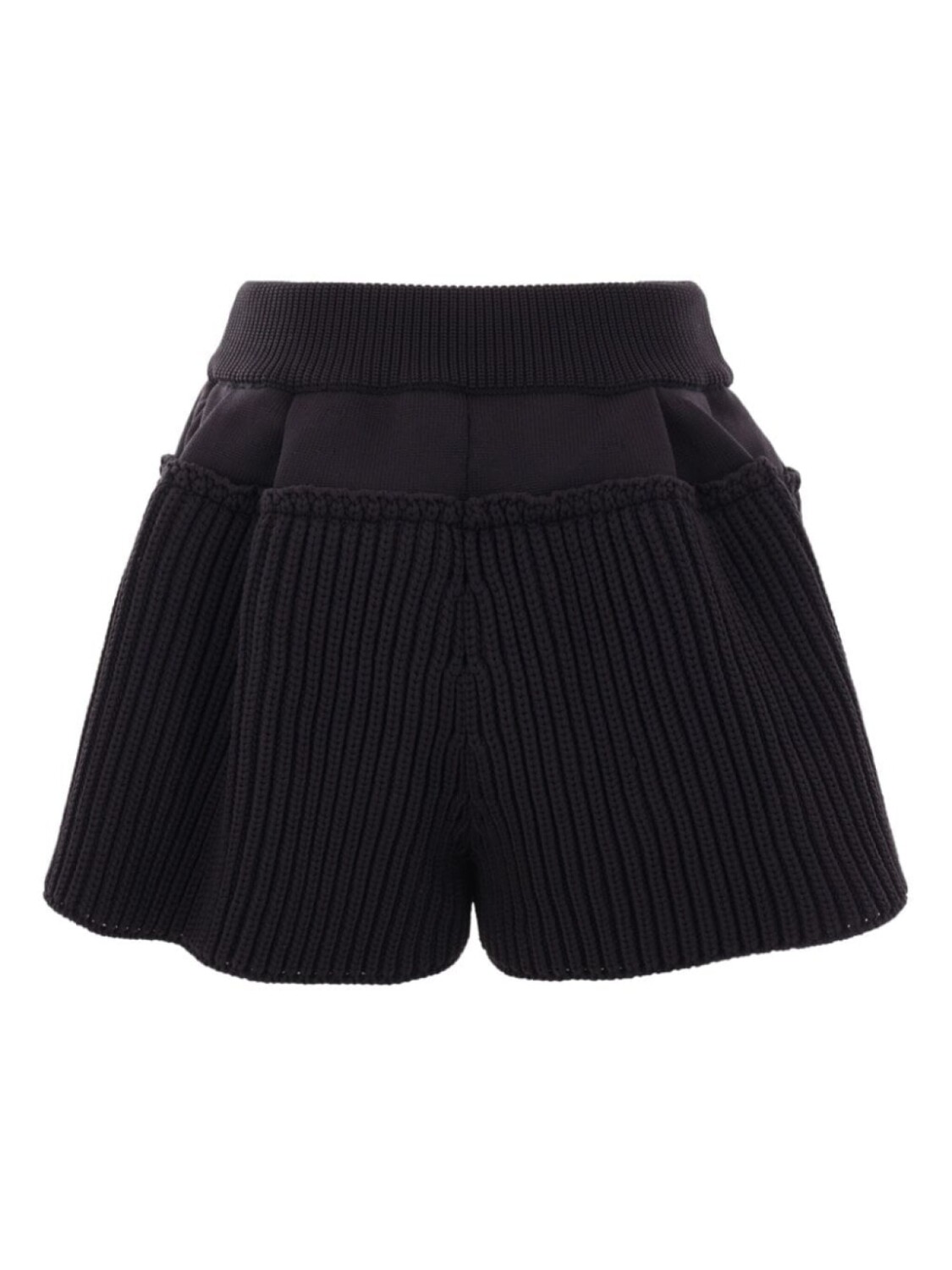 

Юбка-шорты из трикотажного полотна sacai, черный