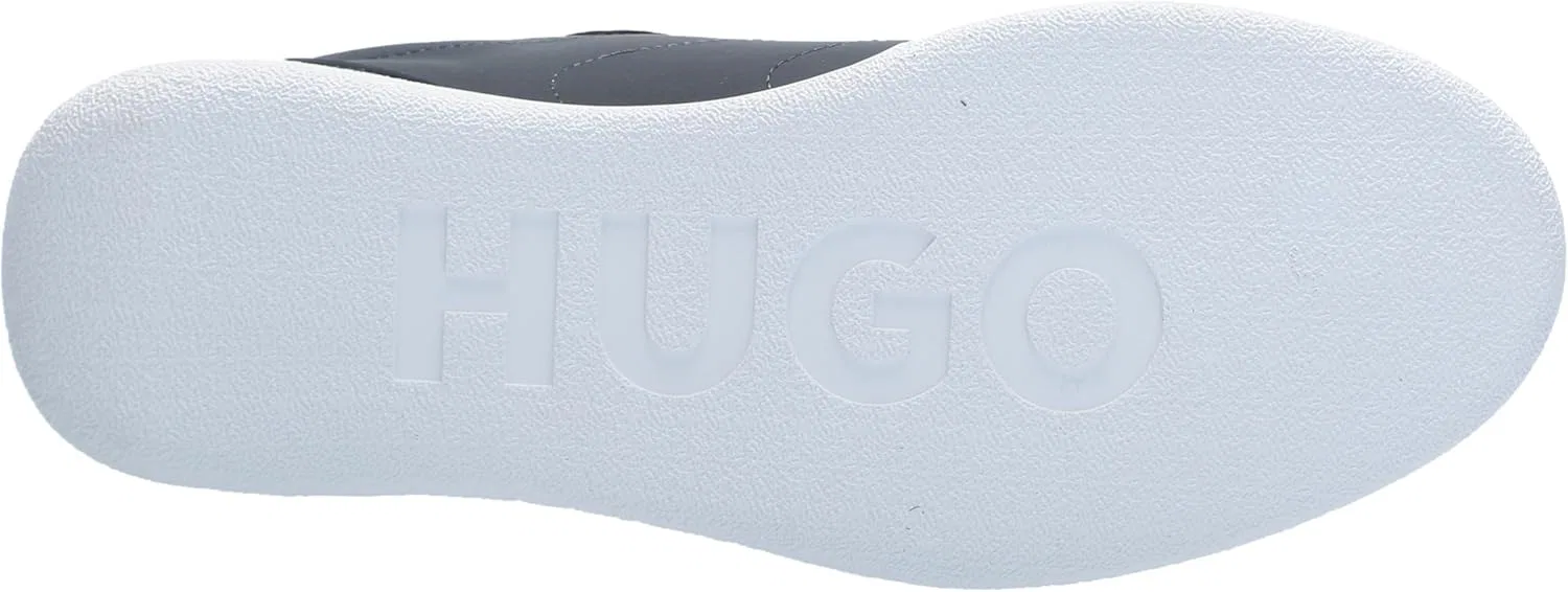 Мужские кроссовки HUGO из замши с чашеобразной подошвой, Blueberry Blue — фото 4