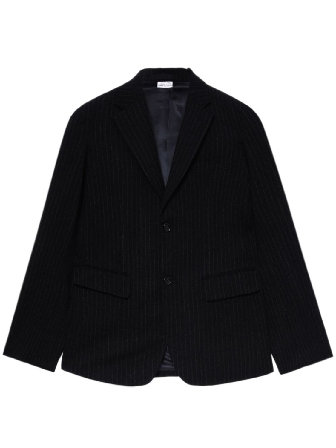 

Пиджак в тонкую полоску Comme des Garçons Homme Deux, черный