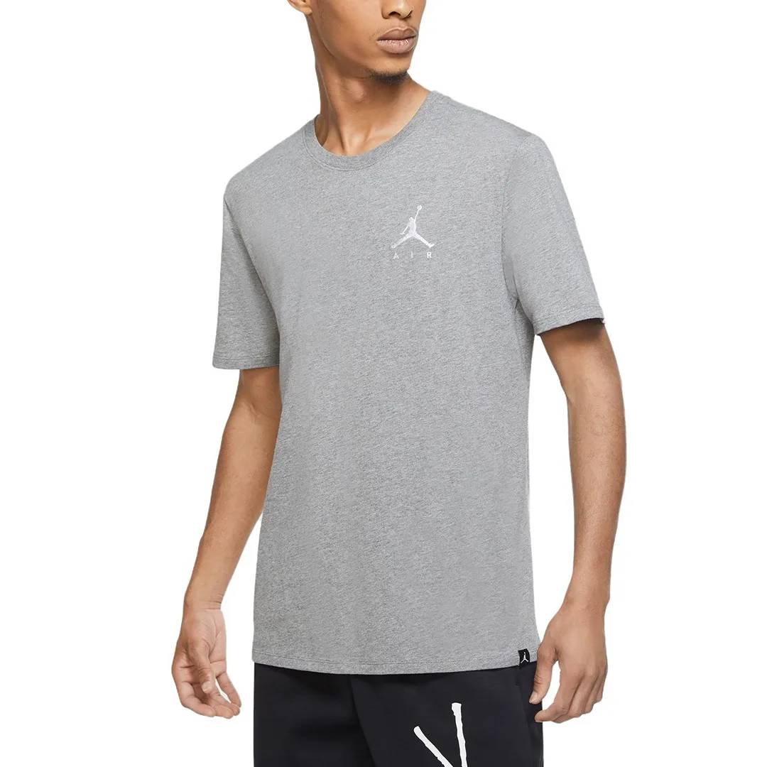 Футболка с вышивкой Jumpman Jordan, Carbon Gray — фото 3