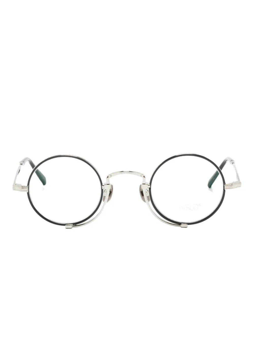 

Очки в круглой оправе с прозрачными линзами Matsuda, серебряный
