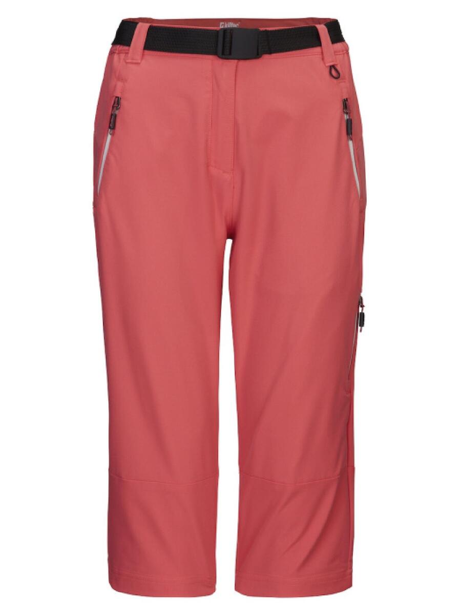 

KILLTEC Функциональные брюки-капри KOS 240 для походов/отдыха/трекинга, женские, кораллового цвета
