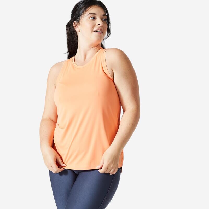 

Женский спортивный топ Domyos, цвет melonenfarbenes orange