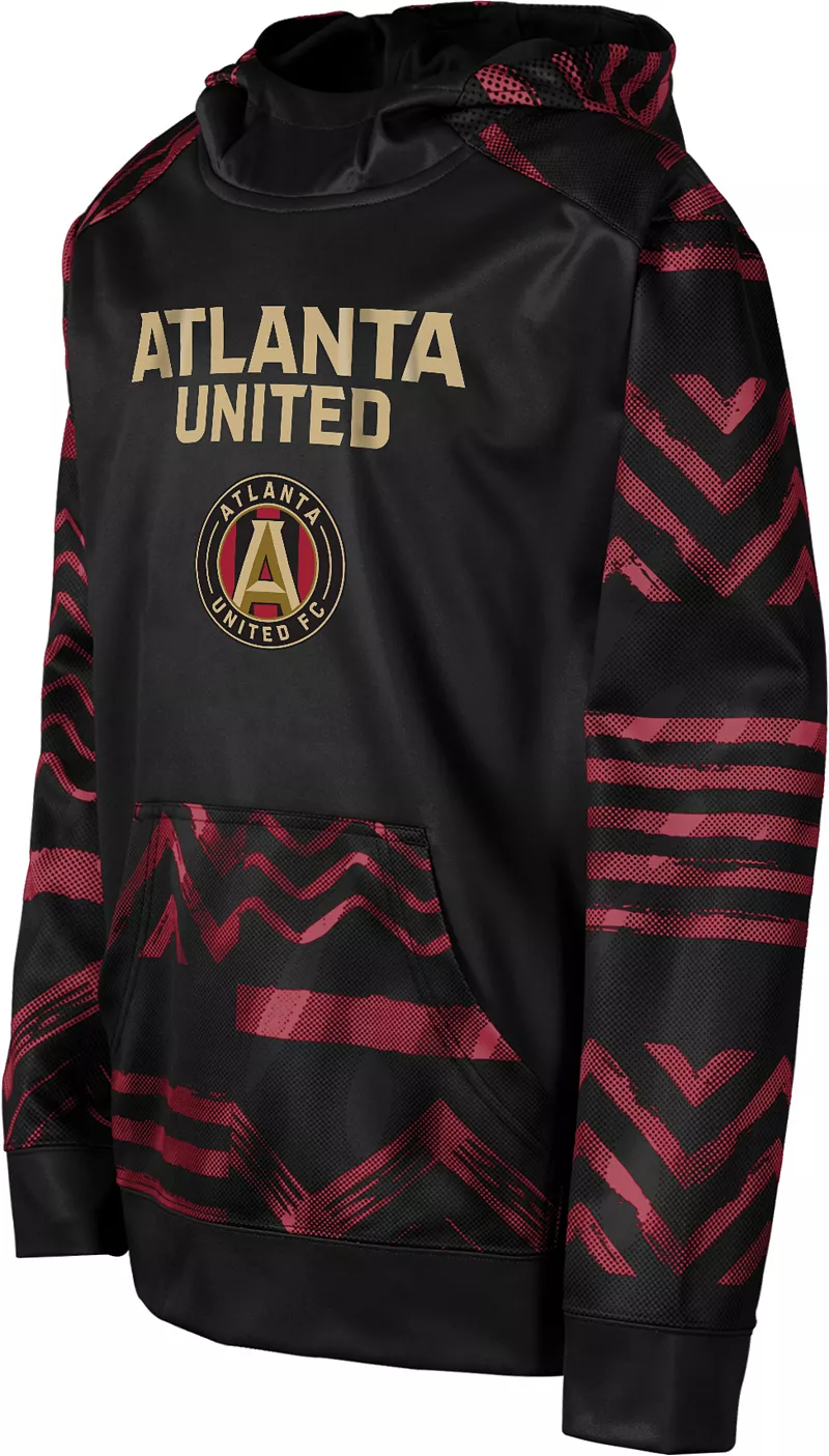 

Черная толстовка с капюшоном MLS Youth Atlanta United Wordmark Outerstuff