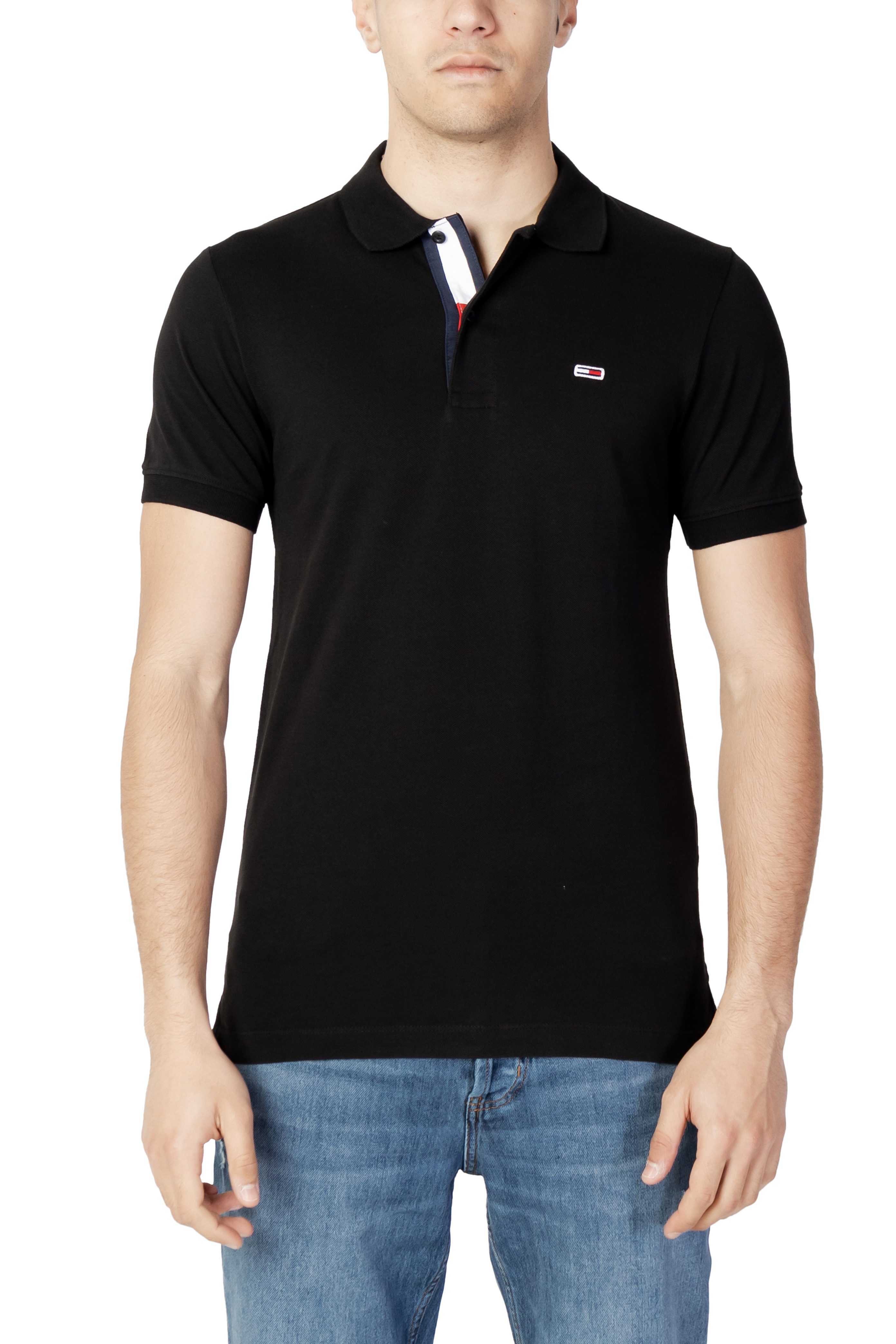 

Поло Tommy Jeans, черный