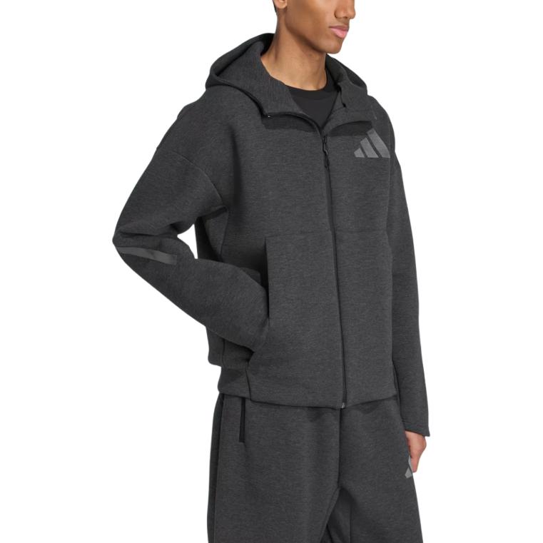 Мужская куртка Sportswear FW25 Adidas, черный mixed color — фото 4