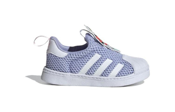 Кроссовки disney x superstar 360 Adidas, фиолетовый — фото 3