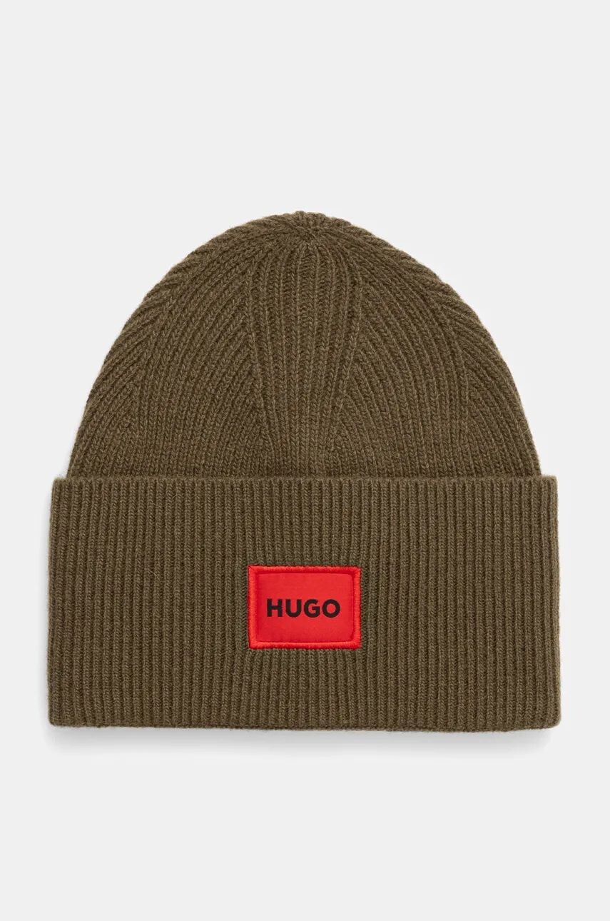 

HUGO шерстяная шапка, зеленый