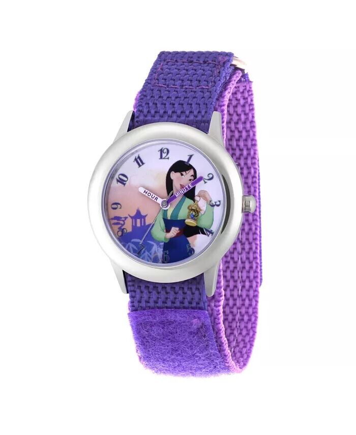 

Часы из нержавеющей стали для девочек Disney Princess Mulan, 32 мм ewatchfactory, фиолетовый