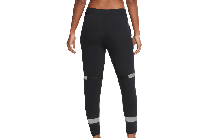 Спортивные брюки (WMNS) Nike Sports Running Casual Slim Fit Lacing Long Pants/Trousers Black CU3350-010 — фото 2
