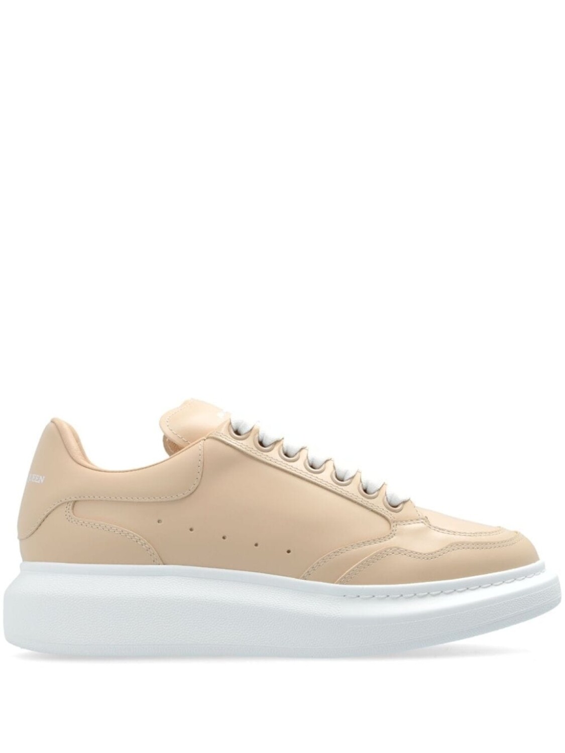 

Alexander McQueen кроссовки из телячьей кожи, нейтральный цвет