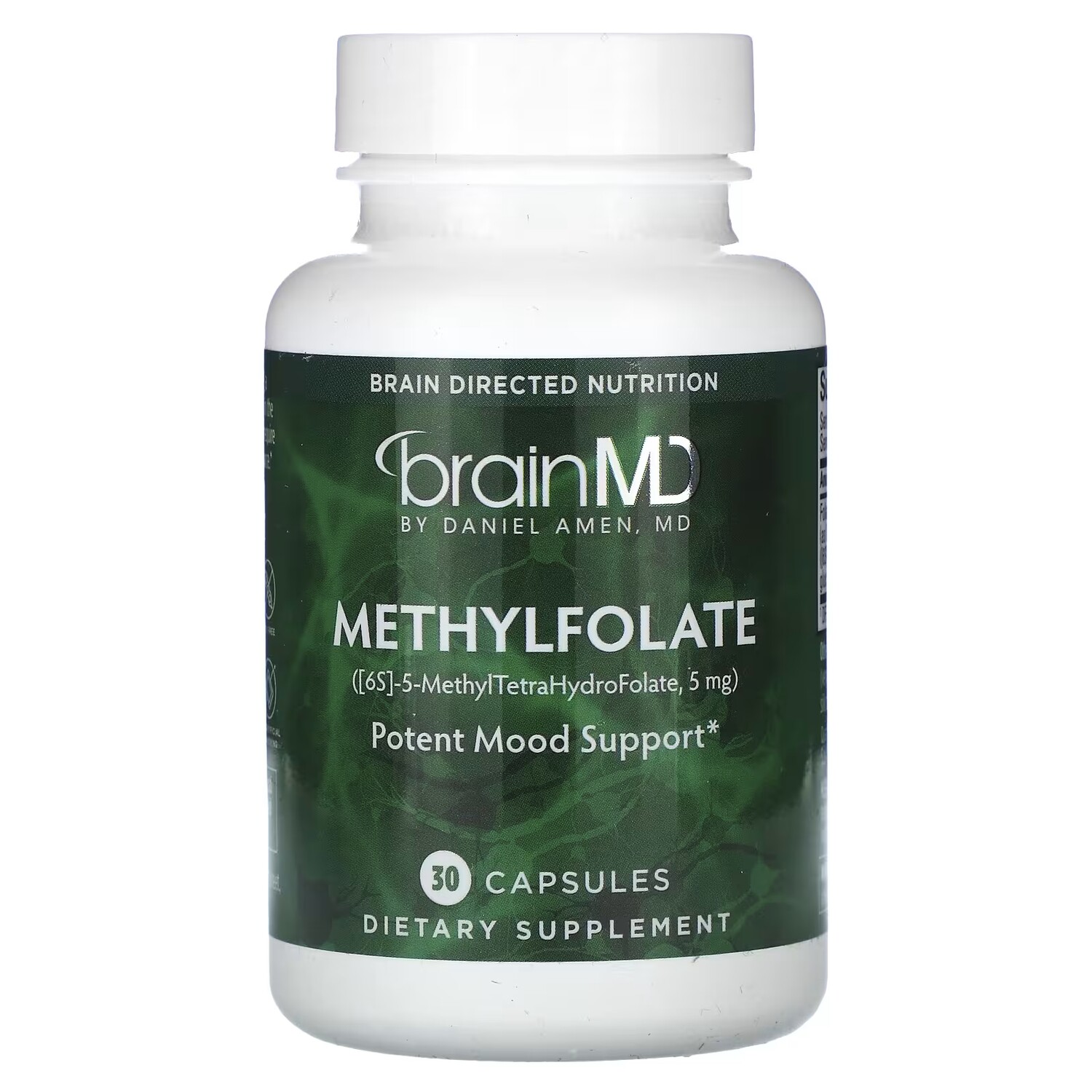 

Метилфолат BrainMD, 30 капсул