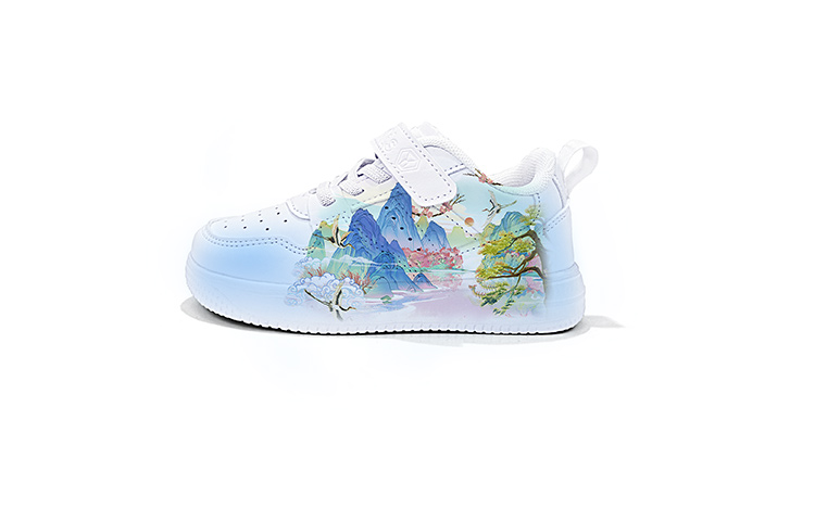 

Износостойкие низкие детские кроссовки для скейтбординга Cold cicadas yesterday, синий