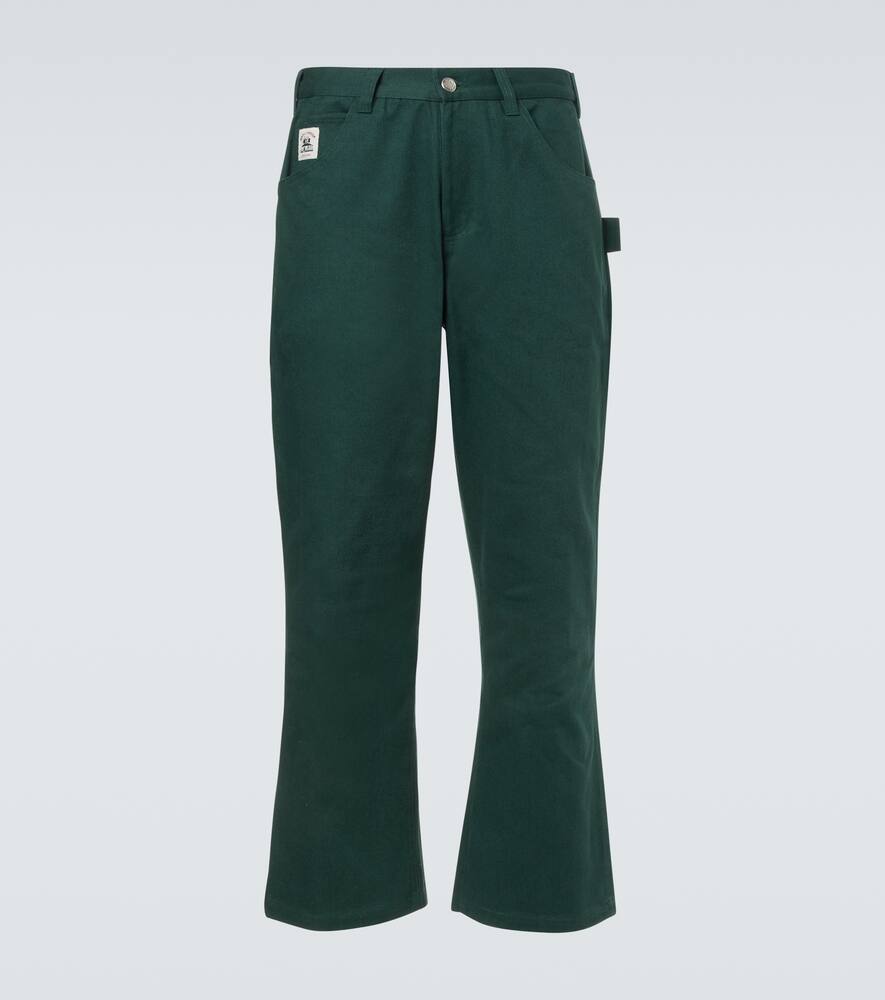 

Хлопковые брюки прямого кроя Knolly Brook Bode, Dark Green