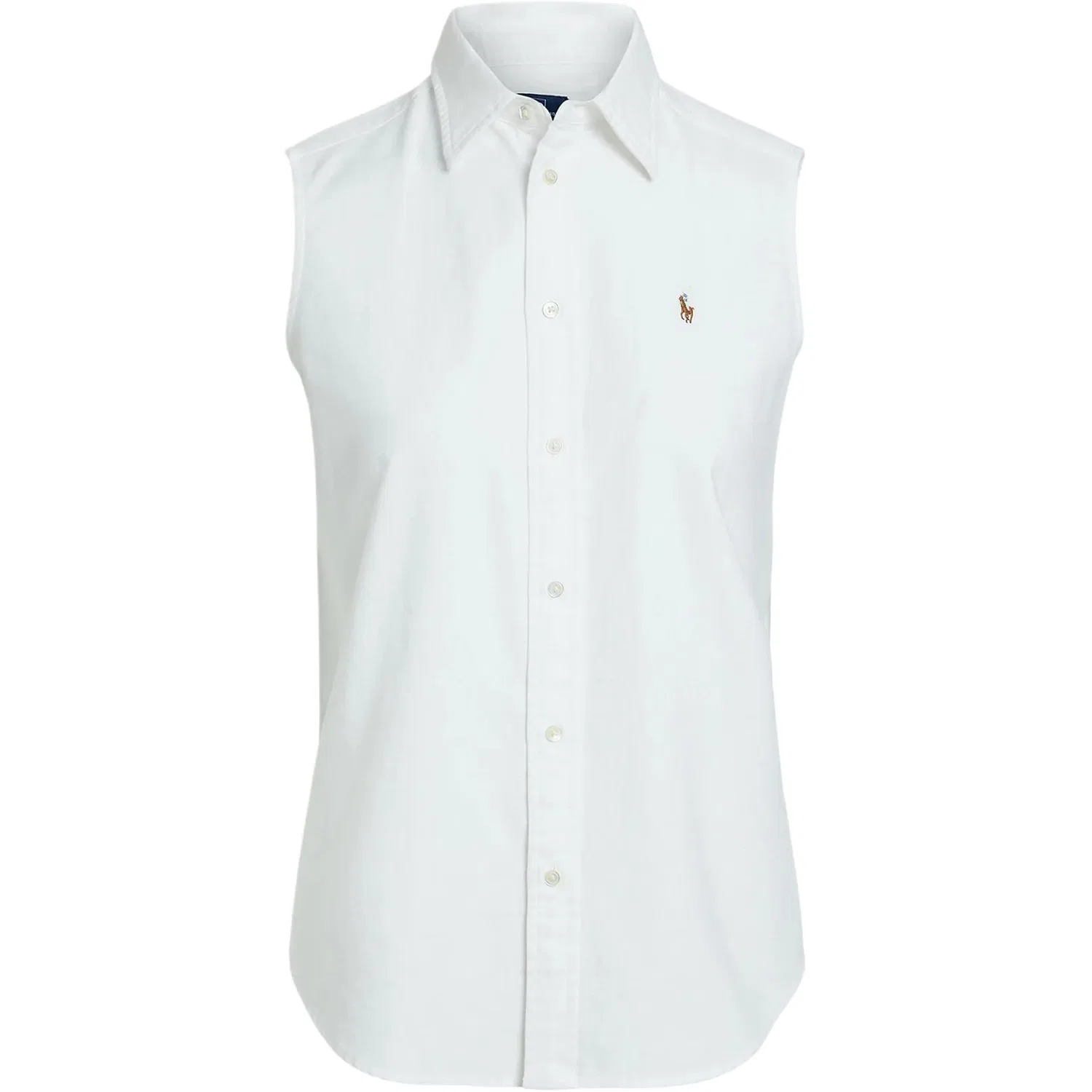 Женская безрукавная рубашка Polo Ralph Lauren белая