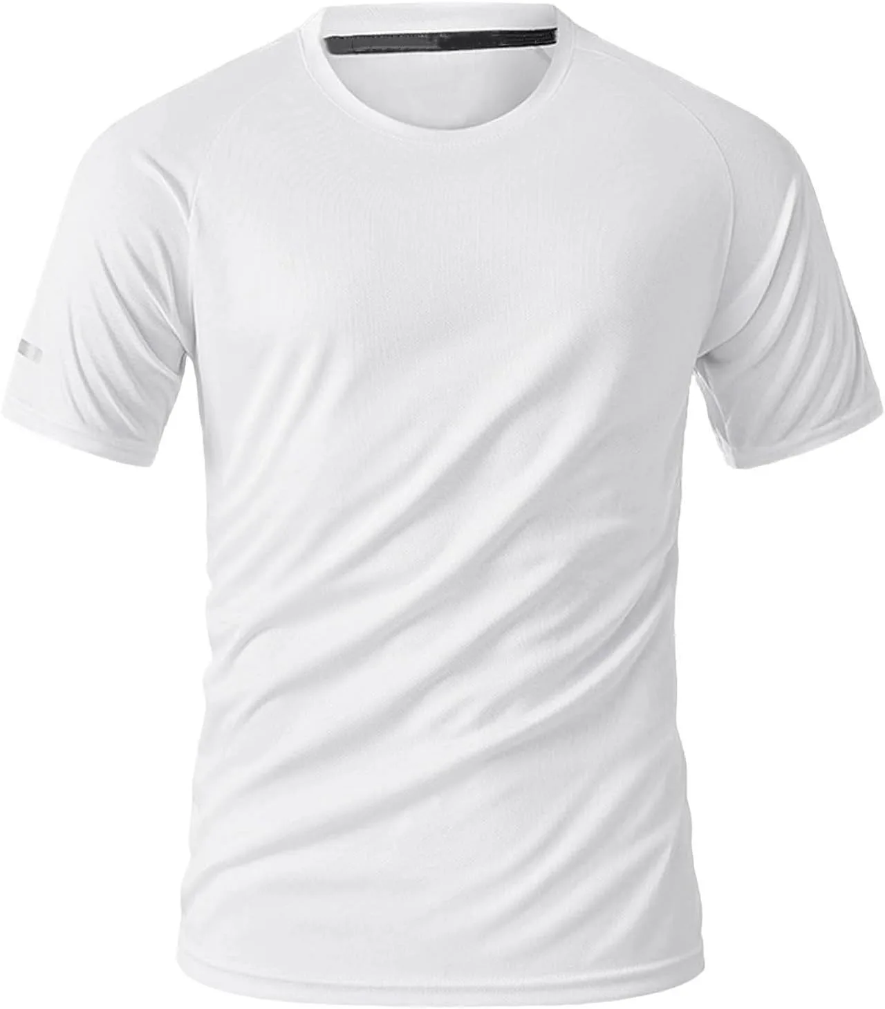 

Мужская футболка для бега и тренировок Moisture Wicking, Crew Neck, Short Sleeve Xiaojmake