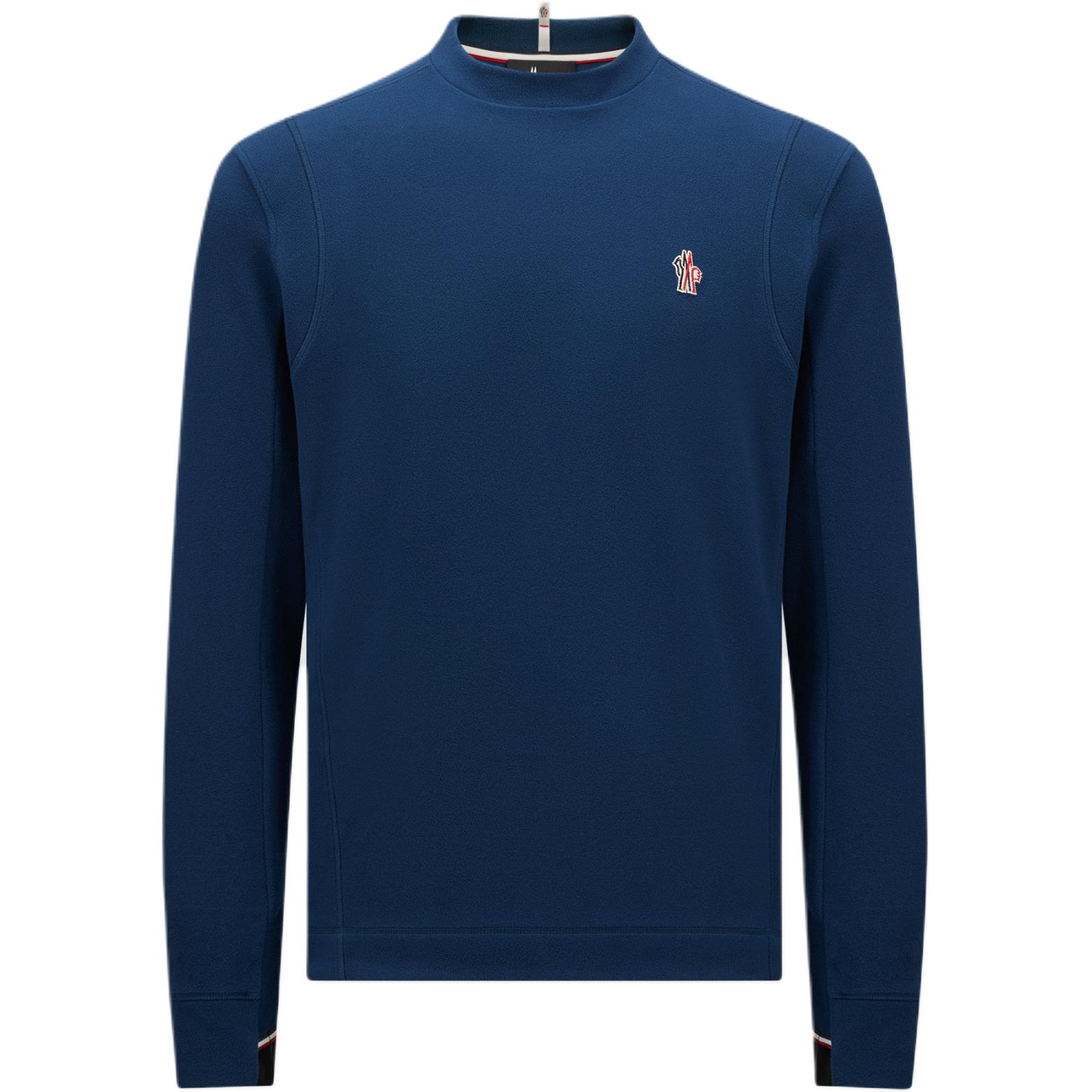 

Свитер из стрейч-флиса Moncler Grenoble, кобальтовый синий