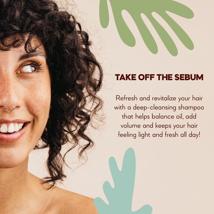 Hairtry Take Off The Sebum Глубокоочищающий шампунь для жирной кожи головы и объема Hair Try — фото 2