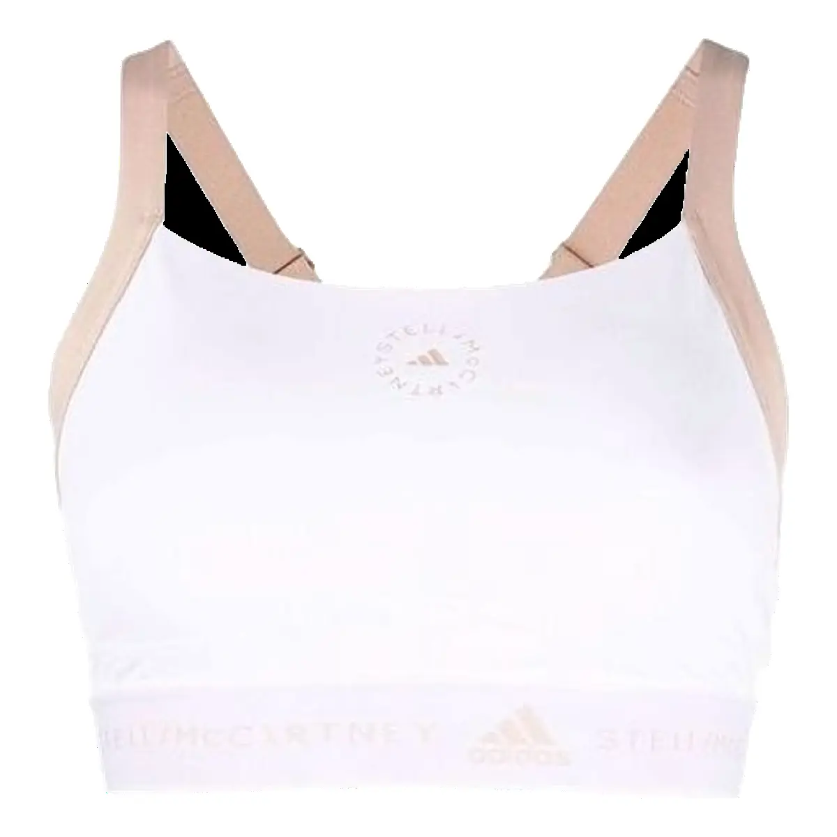 

(WMNS) Бюстгальтер Adidas by Stella McCartney Truepurpose Medium Support Bra 'White Beige'