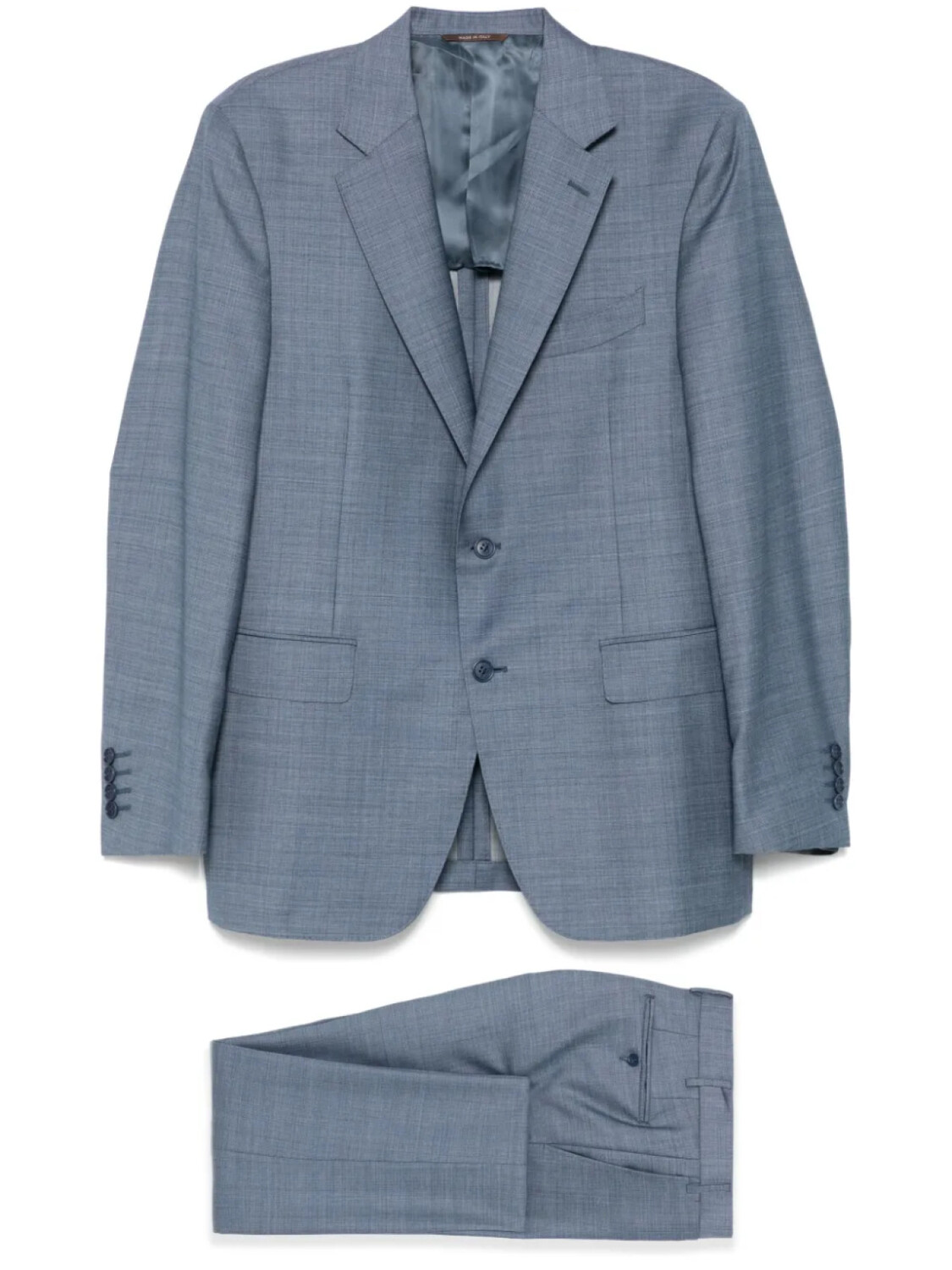 

Льняной костюм Canali, синий