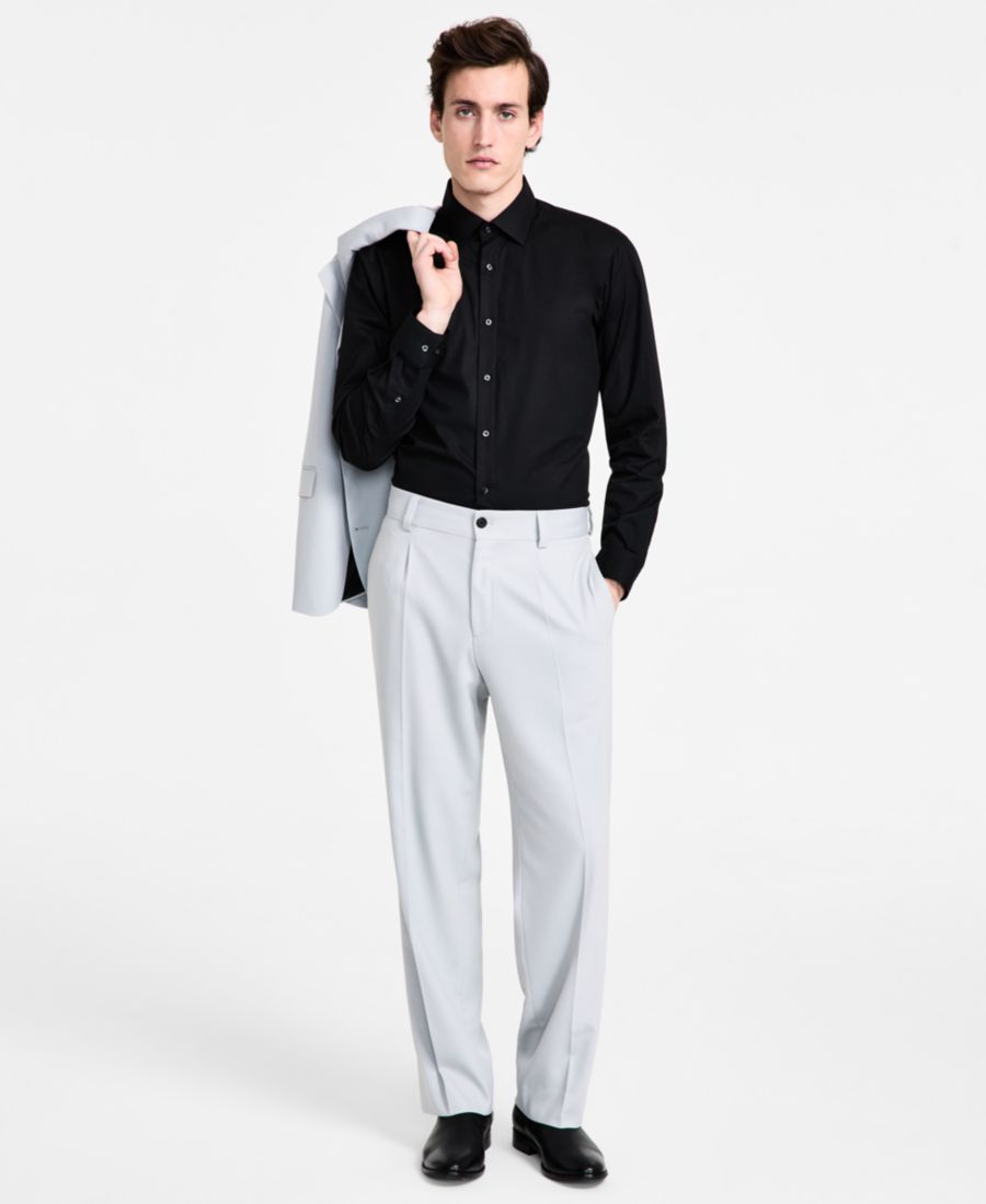 

Мужские брюки от костюма современного кроя Hugo Boss, Light Grey