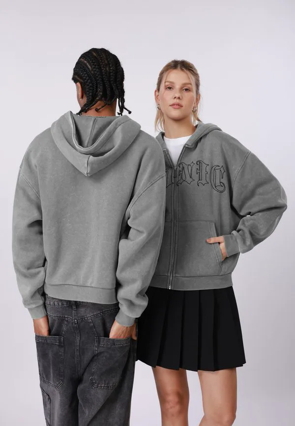 

Укороченная толстовка на молнии, унисекс, свитшот на молнии Yourturn, Mid Grey Acid Wash, Серый, Укороченная толстовка на молнии, унисекс, свитшот на молнии Yourturn, Mid Grey Acid Wash