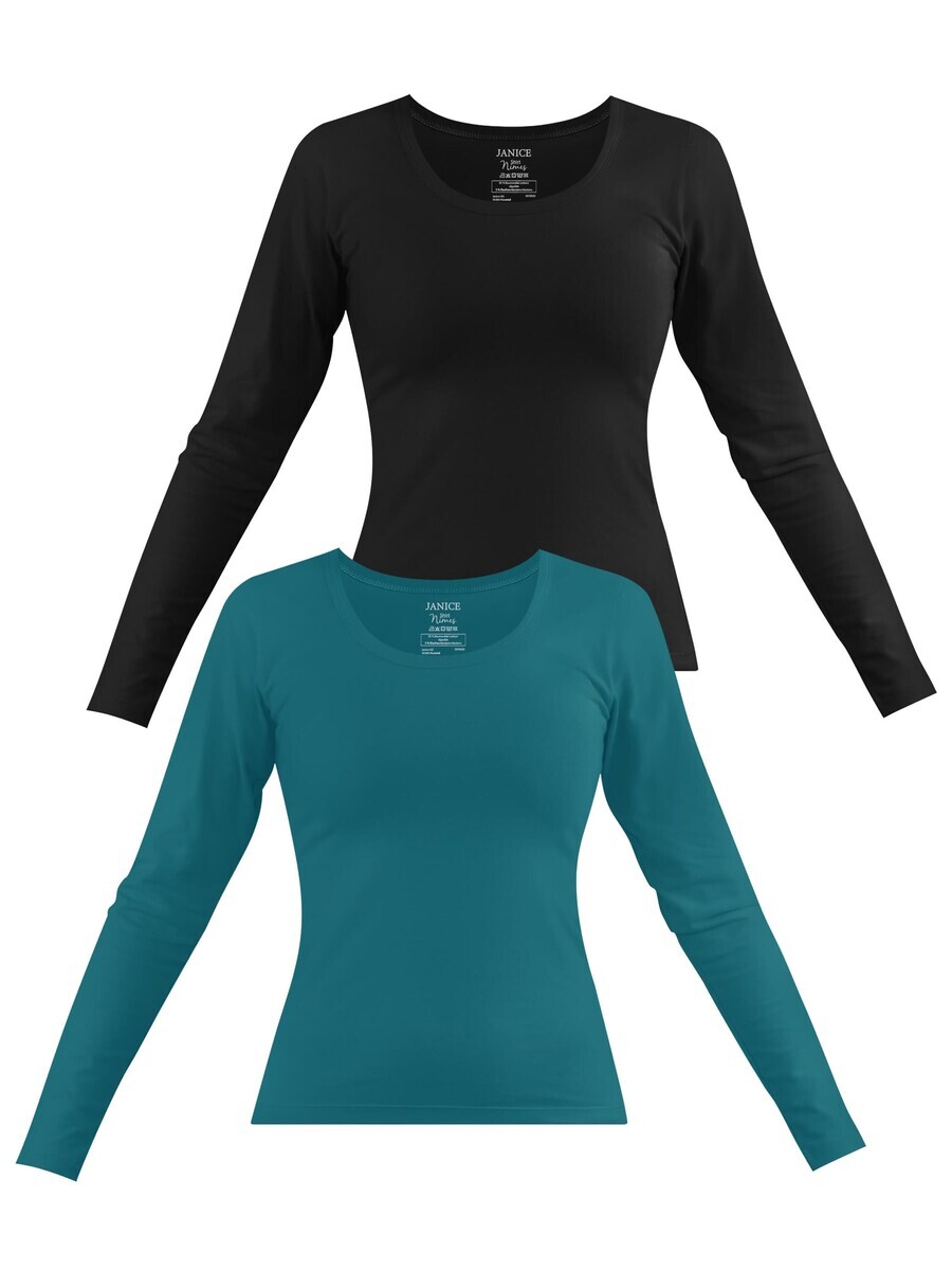 

Лонгслив Janice Shirt Nimes, цвет blue/black