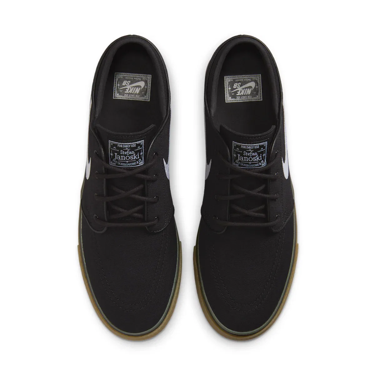 Мужские парусиновые кроссовки для скейтбординга SB Zoom Janoski OG+ Nike, зеленый — фото 4