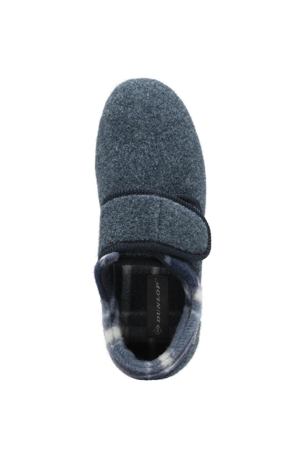 Мужские ортапедические тапочки на липучке Easy Close для мужчин Dunlop, синий — фото 2