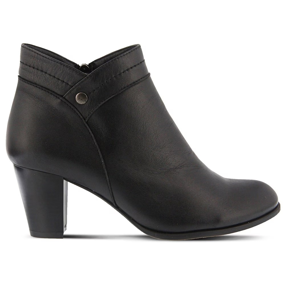 Ботильоны на толстом каблуке Itilia Spring Step, black leather — фото 2