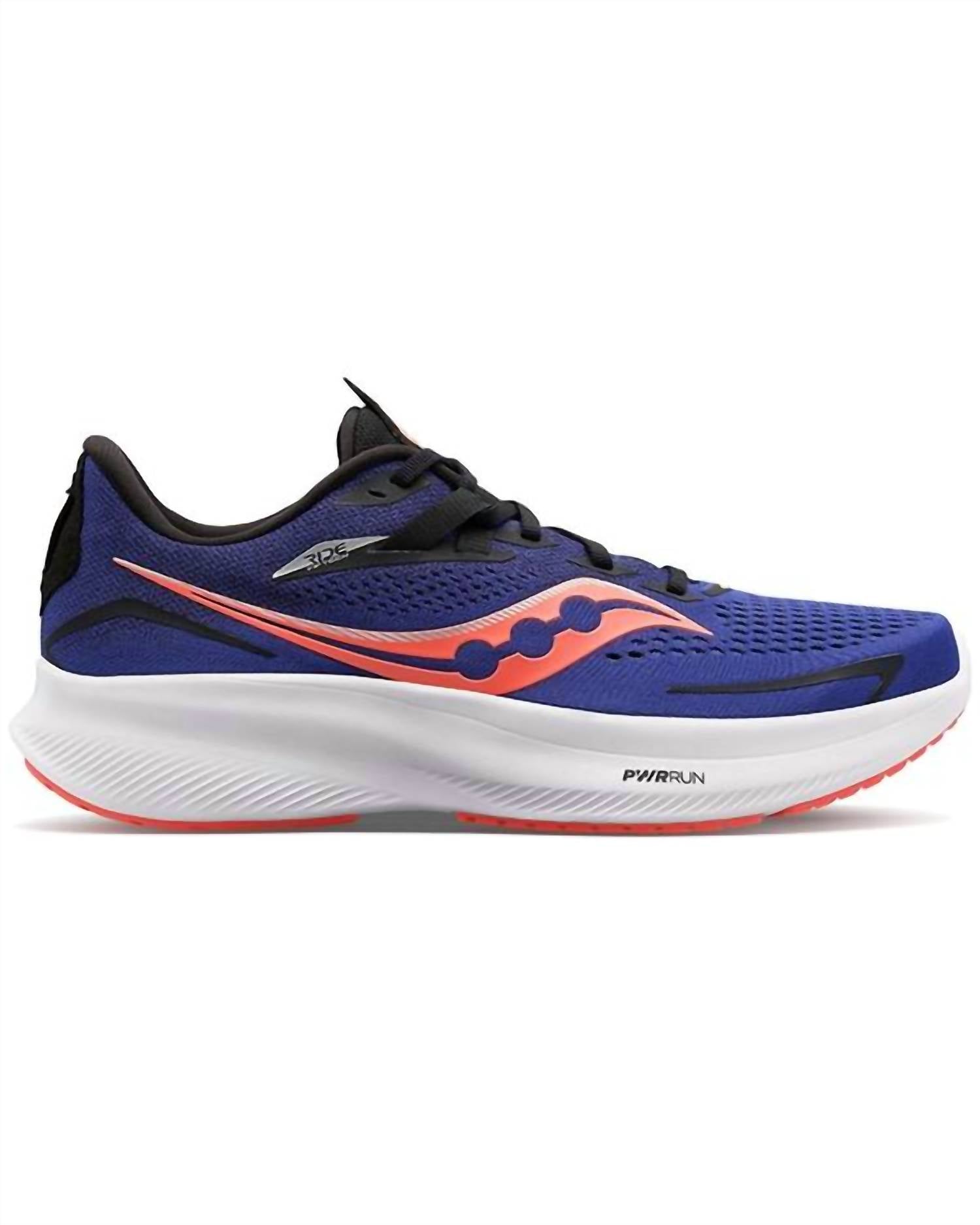 

Кроссовки мужские Ride 15 в цвете сапфир/визиред SAUCONY, цвет sapphire/vizired