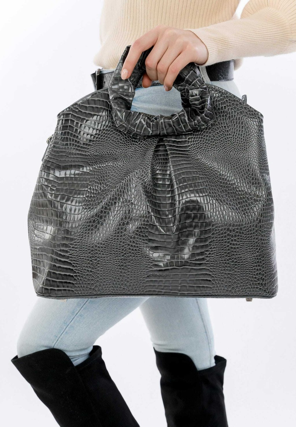 

Сумка-тоут SHOPPER NFT WEB SURI FREY, цвет Mottled Grey