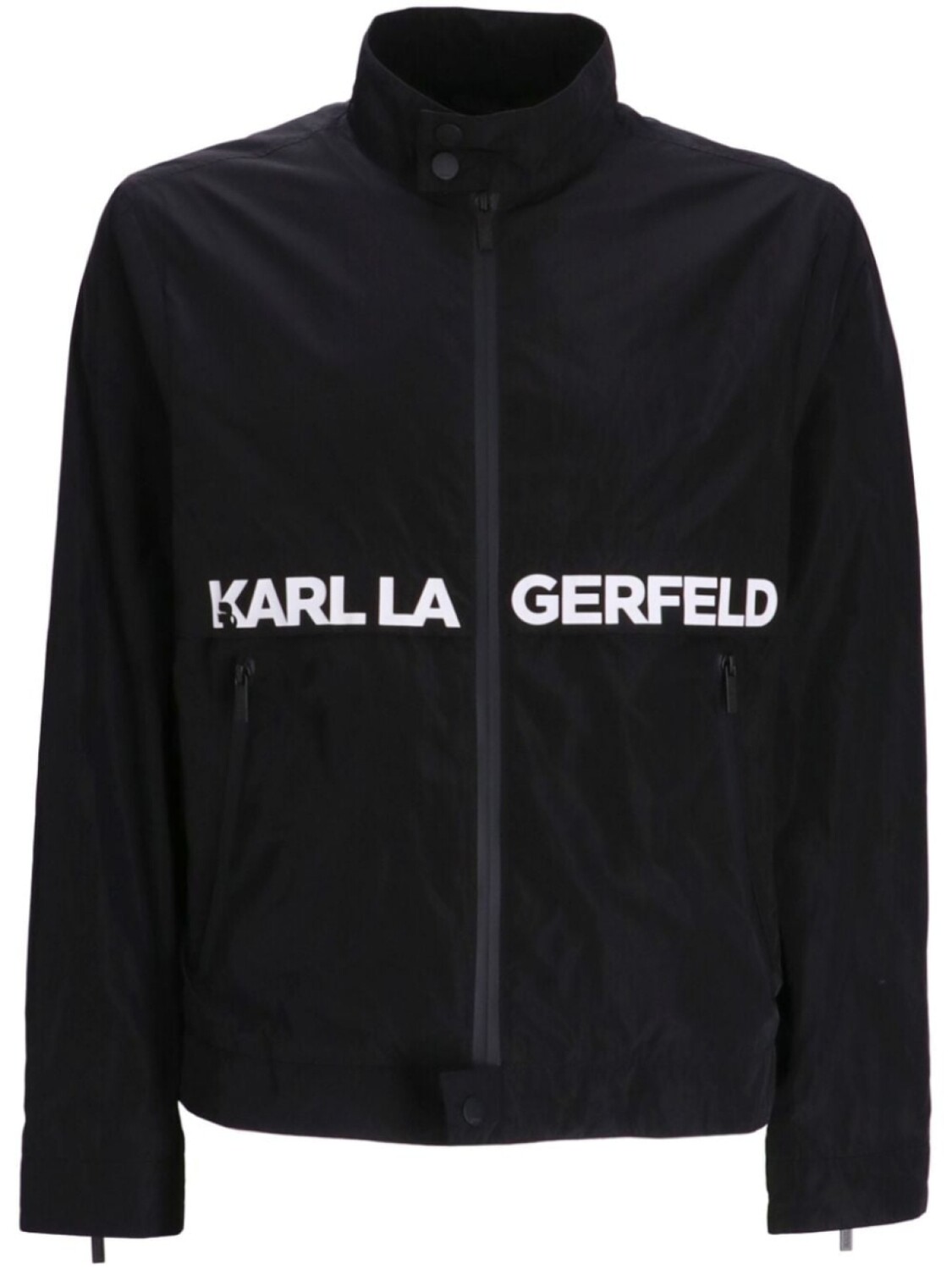 

Karl Lagerfeld куртка на молнии с логотипом, черный