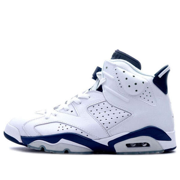 

Кроссовки 6 retro 'midnight navy' 2000 Air Jordan, белый