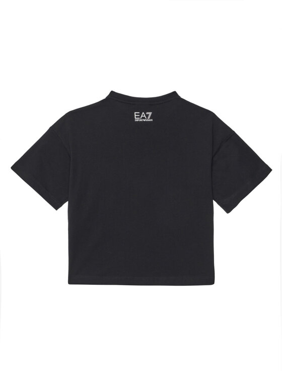 Футболка relaxed fit 7G000042 AF12503 UC001 Ea7 Emporio Armani, чёрный — фото 2