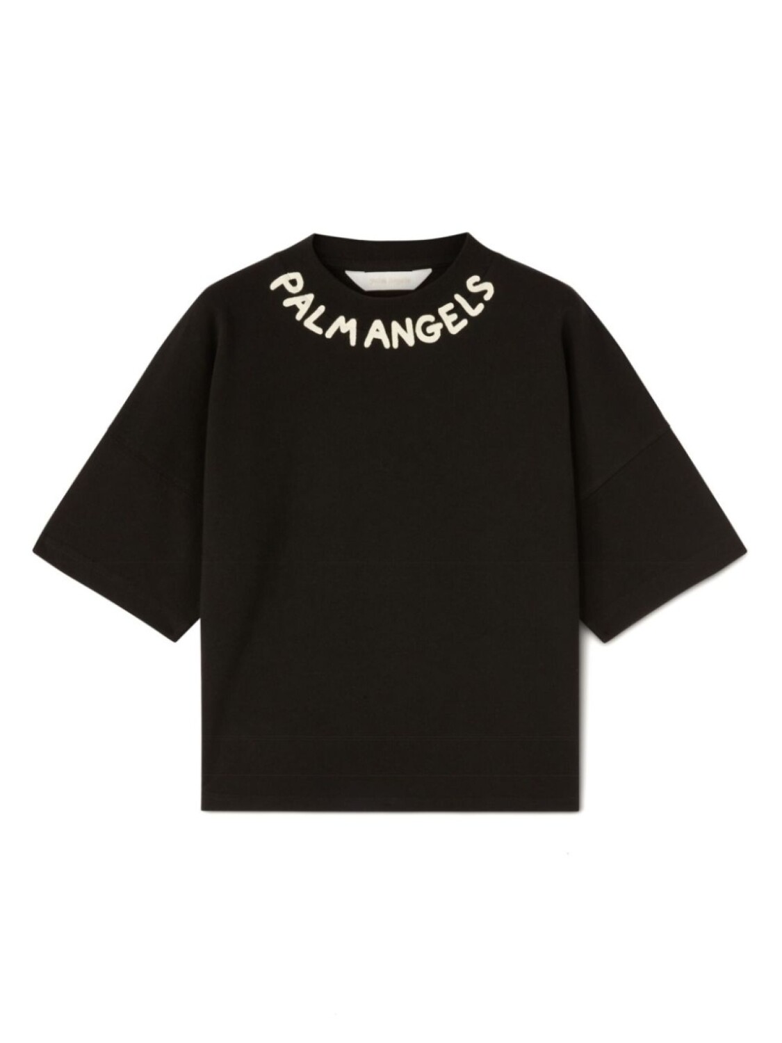 

Palm Angels Kids футболка с логотипом, черный