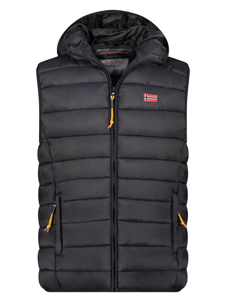 

Geographical Norway Стеганый жилет «Вамиголор» черного цвета