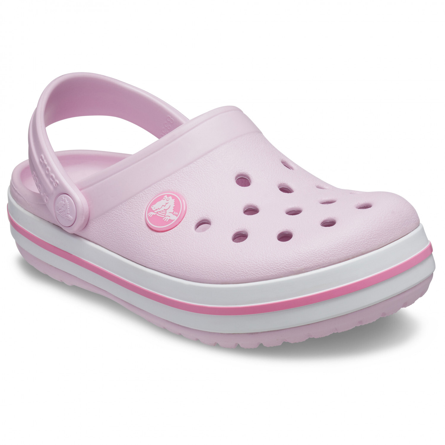 Сандалии Crocs Kid's Crocband Clog T, цвет Ballerina Pink — фото 2