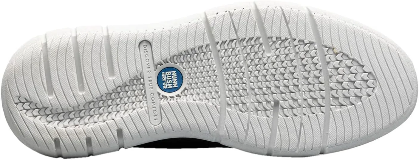 Мужские оксфорды Nunn Bush, модель Stance Knit Wingtip, темно-синий — фото 2