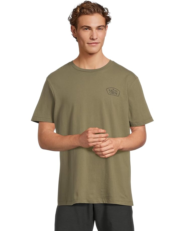 

Футболка Salty Crew Filler Up Short Sleeve Tee, цвет Dusty Olive
