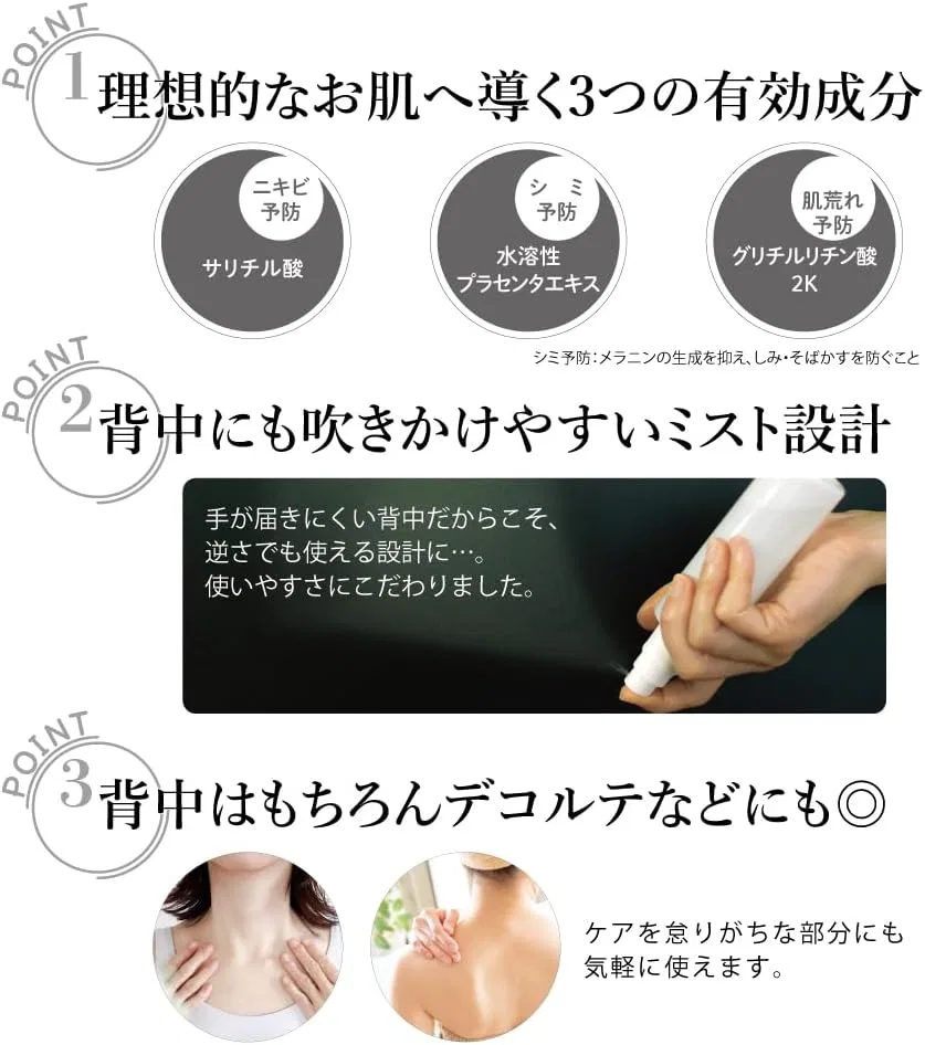 Лосьон для тела от прыщей Mesame Tsunaka Acne Care Mist, 100 мл — фото 4