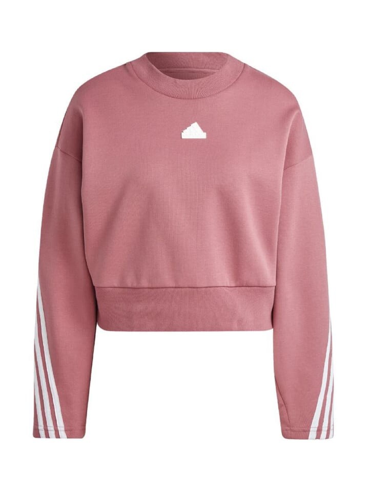 

Лонгслив adidas Sweatshirt W FI 3S CREW,PNKSTR FTWWHT, розовый